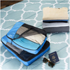 2pcs Waterproof Compression Travel Packing Cubes Travel Organizer