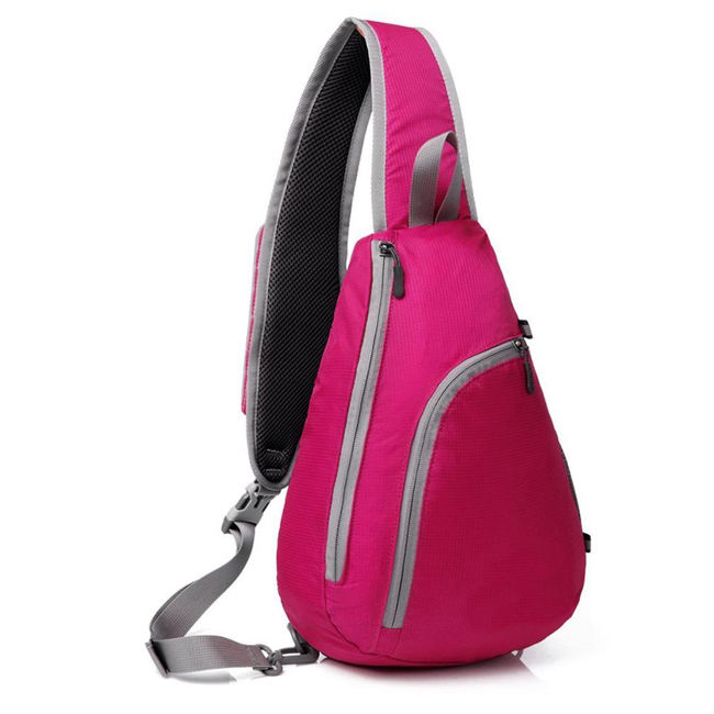 Women Chest Sling Shoulder Bags Crossbody Rope Triangle Rucksack for Multipurpose Daypacks