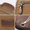 Durable canvas crossbody business shoulder messenger bag for travel