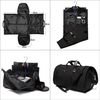 Travel Suit Duffle Garment Bag for Men, Weekender Bags with Shoes Compartment Black