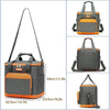 Large Capacity Lunch Box Insulated Bag Picnic Soft Cooler Tote For Men Women