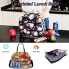 Personalized Lunch Cooler Bags Thermal Insulation New Designer Custom Logo Hot Food Transport Insulated Bags