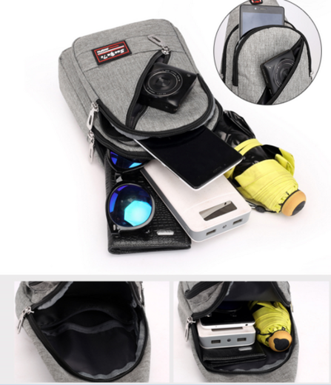 Cheap camera sling bag waterproof single chest bag custom logo
