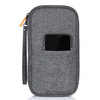 Travel Passport Wallet, Waterproof Family Passport Holder RFID Blocking Document Organizer Case with Hand Strap