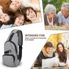 Outdoor Sports Chest Bag Sling Backpack Lightweight Shoulder Bag With Charging Port For Men Women