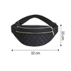 Plaid Women's Waist Bag Ladies Belt Bags Designer Shoulder Crossbody Chest Bag Female Fashion Travel Fanny Pack Banana Hip Purse