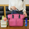 Fashionable Insulated Lunch Box Tote Bag for School Kids Large Capacity Cooler Bags Custom Logo Insulated
