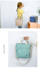 Fashion cotton canvas shopper bag woman crossbody shoulder bag heavy duty canvas tote bag custom logo