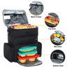 Multi Compartments Functional Food Carrier Cooler Bag Large Insulated Picnic Food Bag