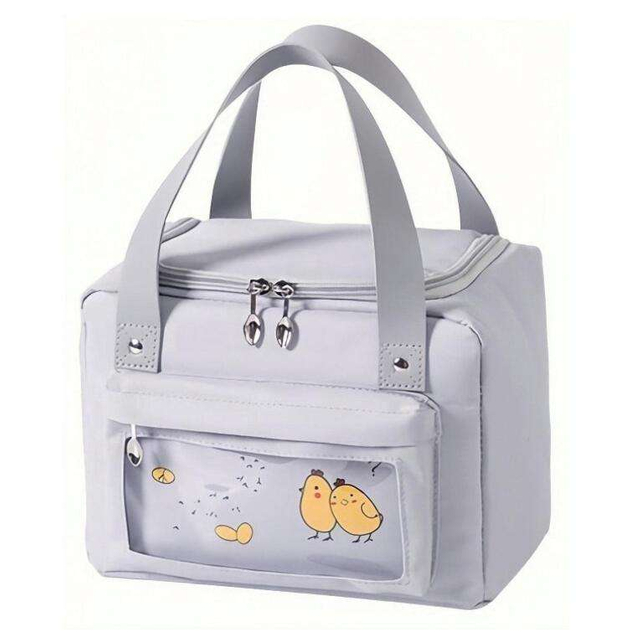 Reusable Women Kids Lunch Box Insulated Lunch Bag Large Cooler Pincic Handbag for Workout School Fitness