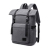 Stylish Roll Top Travel Casual Daypack College Bookbag Large Laptop Backpack