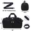 Factory custom designer travelling men women black fitness dancing carry on sports gym duffel bag plain sneaker duffle bag