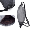 Stylish Durable Polyester Sport Bag Lightweight Drawstring Backpack For Men