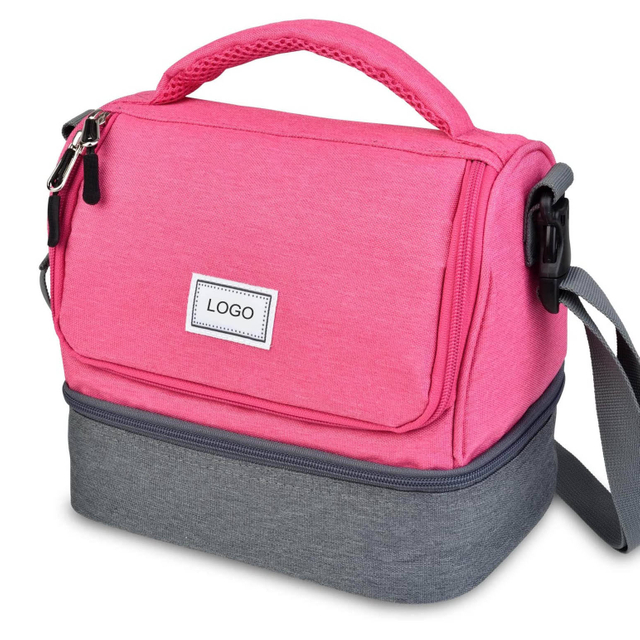 Wholesale Double Deck Customized Children Insulated Lunch Bag For Kids