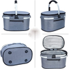 Supplier Custom Logo Large Soft Aluminium Foil Camping Insulated Thermal Beach Picnic Cooler Basket