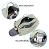Factory Manufacture Cheap Custom Women Gym Sport Bag Weekend Travel Bag With Separate Wet Pocket
