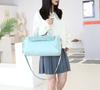 Customized logo sports kit bag shoe compartment spend a night weekend duffel bag sport messenger bag factory