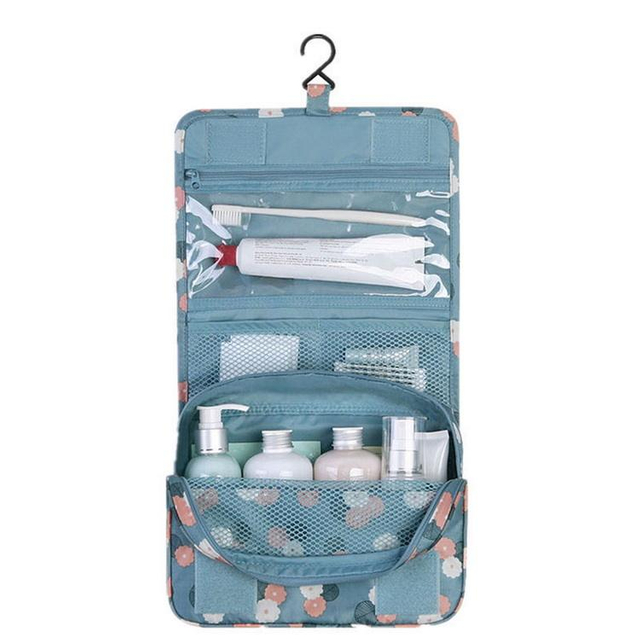 Hanging Portable Makeup Bag Cosmetic Travel Toiletry Bag with Custom Logo