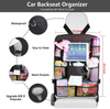 Car Seat Organizer Backseat Car Boot Organizer with Touchable Tablet Holder for Kids