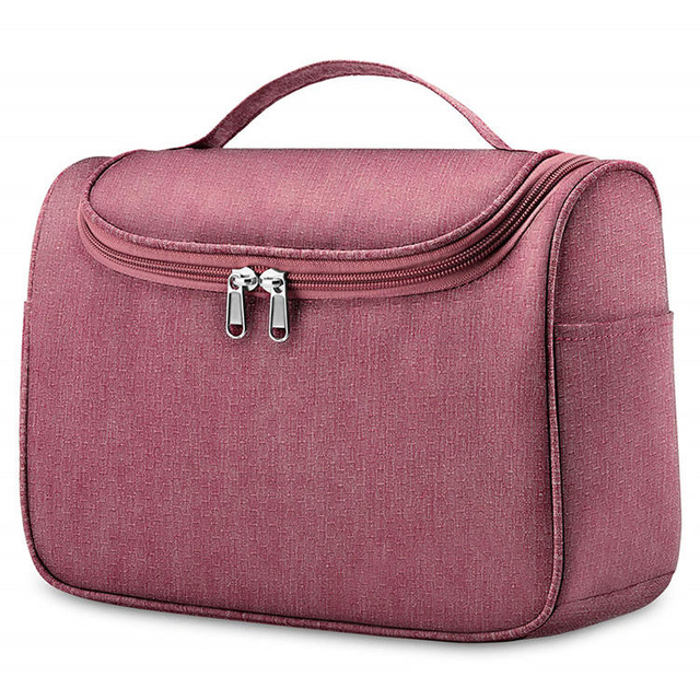 Custom Logo Makeup Bag Hanging Portable Ladies Cosmetic Packing Organizer Bag For Business Traveling