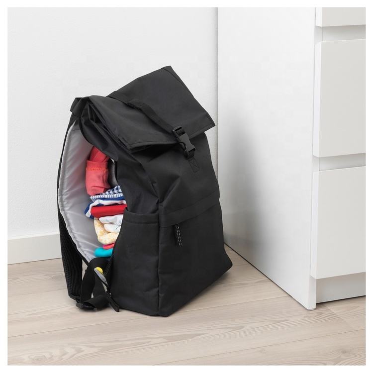 New Arrival roll top Backpack Waterproof Rolltop Bagpack Recycled PET Travel Rucksack