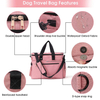 Big Capacity Pet Products Storage Bag Set Dog Food Bowl For Short Trip Portable Dog Travel Bag
