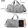 Custom Girls Fashion Travelling Overnight Duffel Bag Woman Nylon Pink Gym Duffle Sports Bag 2021