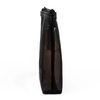 Custom Logo Zipper Mesh Cosmetic Pouch Bag Black Beauty Makeup Zipper Pouch for Travel Accessories 3 Size