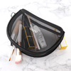 Custom Private Label Zipper Mesh Cosmetic Bag See Through Makeup Travel Organizer Bag