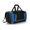 40L Big Black Nylon Custom Logo Men Travel Sports Gym Weekender Duffle Bag With Shoe Compartment