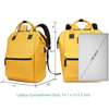 Eco Friendly RPET 15.6 Inch Laptop Backpack for Women Men Multipurpose Wide Open College School Backpack with Usb Port
