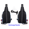 custom anti theft sling cross shoulder bag waterproof shoulder backpack sling chest crossbody bag