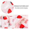 Fruit Cosmetic Bag PVC Makeup Travel Wash Pouch Clear Pencil Case for Women And Girls