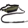 Heavy Duty Nylon Large Capacity Women&Men Walking Travel Waist Bag Dog Fanny Pack With Waste Poop Bag Dispenser For Dogs Pet