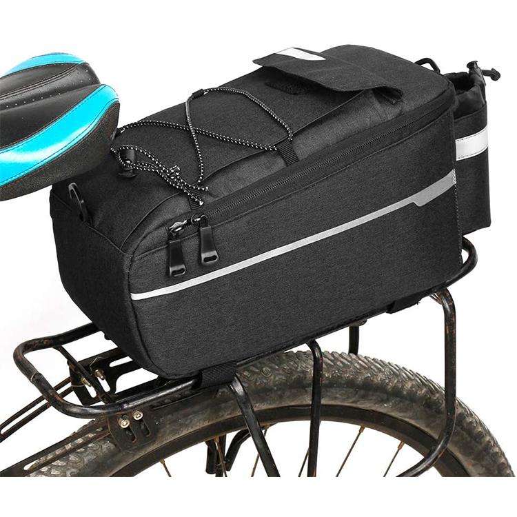 Cycling Bike Panniers Bike Trunk Bag Insulated Bag, Bicycle Rear Rack Storage Bag, Bicycle Seat Trunk Cooler Bag Shoulder Bag