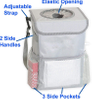 Wholesale Foldable Garbage Car Can Organizer Trash Bin Baskets Car Trash Can With Lid And Storage Pockets