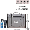 Portable Water Resistant Travel Makeup Skincare Storage Organizer Cosmetic Bag Toiletry Bag with Zipper
