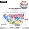 Wholesale High Quality Clear PVC Shinny Waist Fanny Pack Zipper Pocket Chest Fanny Pack Holographic for Ladies