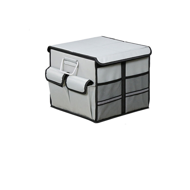 Heavy Duty Car Trunk Organizer Foldable Cover Trunk Storage Organizer Auto Grocery Box