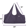 Reusable Customized Logo Beach Outdoor Canvas Gym Yoga Mat Holder Cloth Duffel Bag Carrying Canvas Tote Bags Cotton