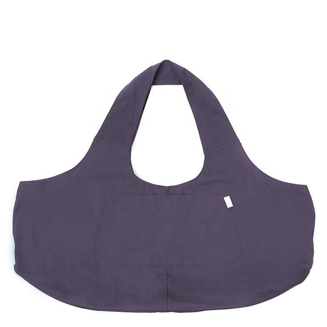 Reusable Customized Logo Beach Outdoor Canvas Gym Yoga Mat Holder Cloth Duffel Bag Carrying Canvas Tote Bags Cotton
