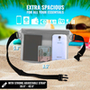 Water resistant promotional PVC cheap fanny bag pouch for beach mobile belt strap transparent waist bag