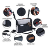 Wholesale Custom PU Leather Automotive Car Document Backseat Storage Organizer Collapsible Car Trunk Hanging Organizer