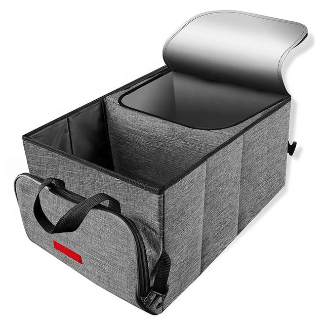 Collapsible Heavy Duty Auto Car Box Baggage Organizer Storage Thermal Cold Bag Picnic Boot Car Compartment Organizer