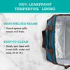 Leakproof Large Capacity Ice Cooling Grocery Bags EPE Foam Thermal Insulated Tote Bag Zip Cooler Shopping Bag