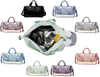 Student ladies workout exercise sports gym bag duffel 19" travel womens luxury keepall duffle bag with luggage sleeve