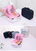 Printed Cosmetic Toiletry Storage Large Travel Handle Personalised Pouch with Compartments for Teenage Girl