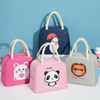 Insulated lunch bag for reusable lunch tote box leakproof cooler handle bag for office work school picnic beach
