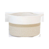 High Quality Fashion Foldable Toy Storage Basket Cotton Rope Woven Laundry Basket