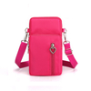 Waterproof Girls printed small mobile phone bag case pouch cross body purse shoulder bag with adjustable strap